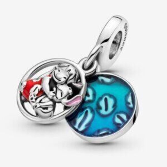Pandora Disney Lilo &?[??titch Family Dangle Charm - Picture 2 of 5